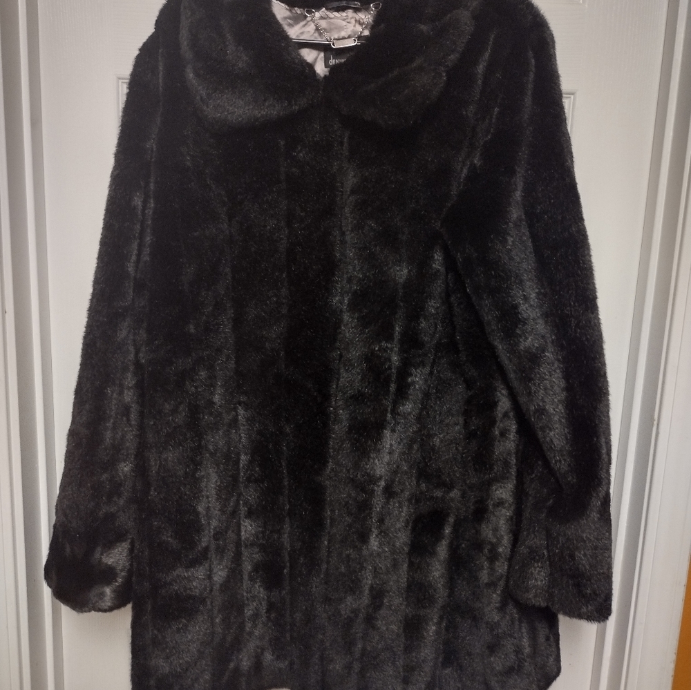 Dennis Basso faux fur coat
